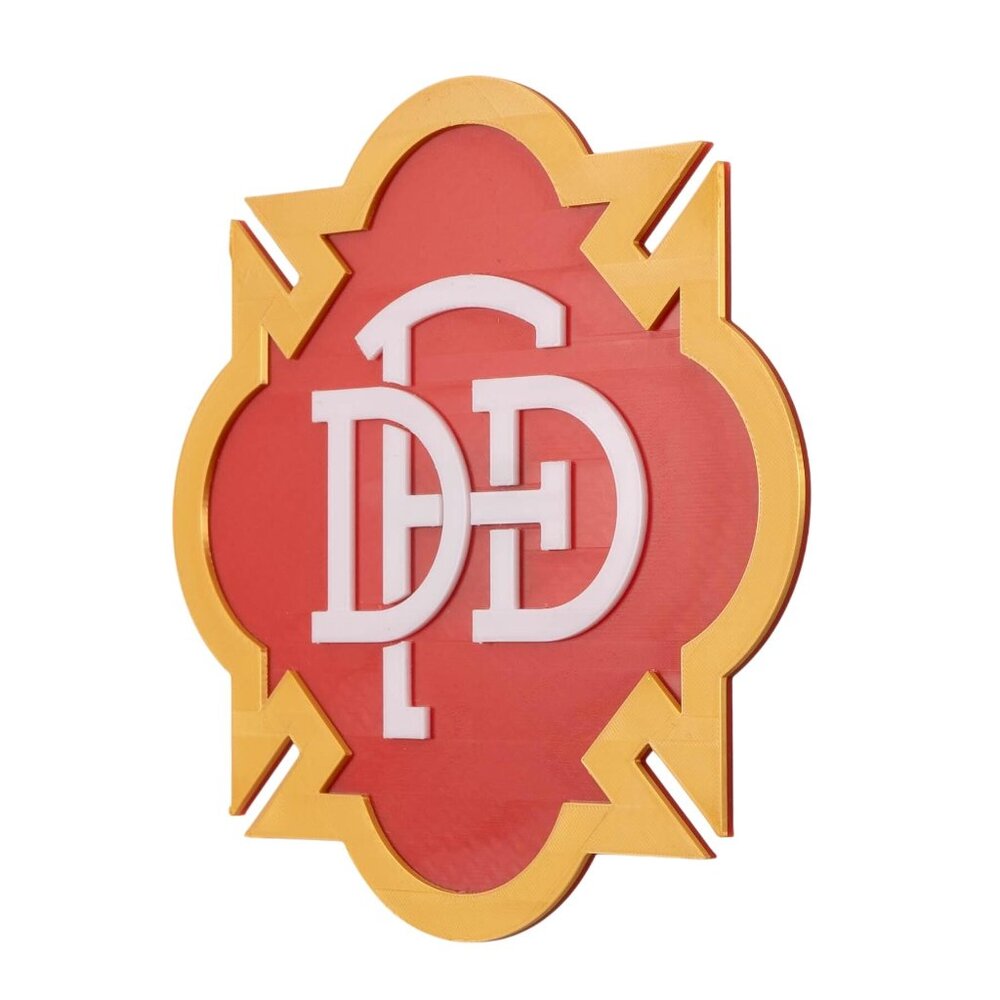 Dallas Fire Department Wall Sign Patch Replica Plaque DFD Gift Thin Red Line Fir - Picture 3 of 3